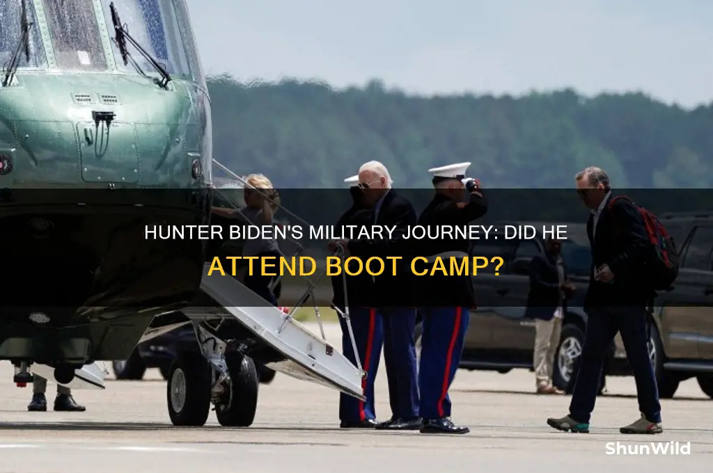 did hunter biden go to boot camp