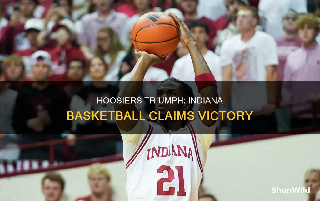 did indiana basketball win
