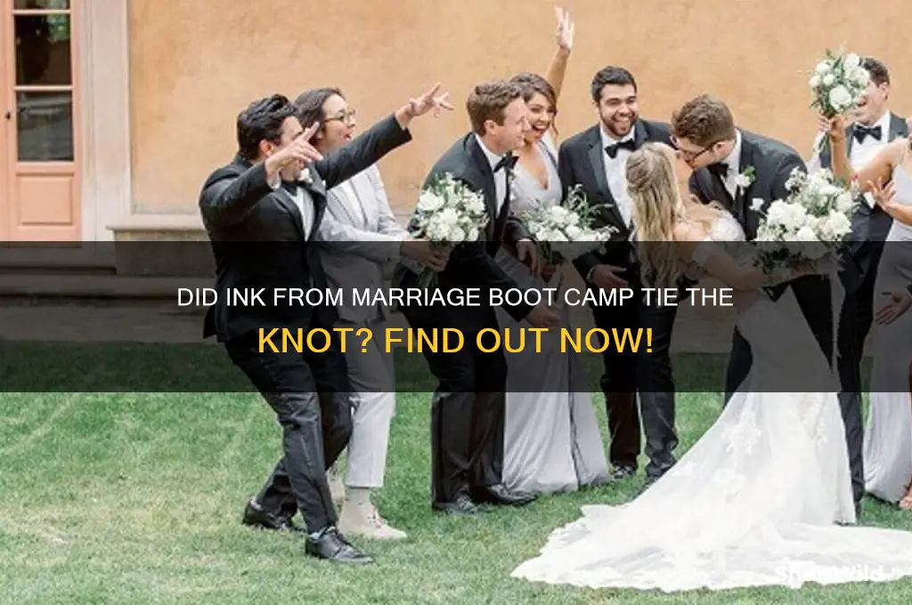 did ink from marriage boot camp get married