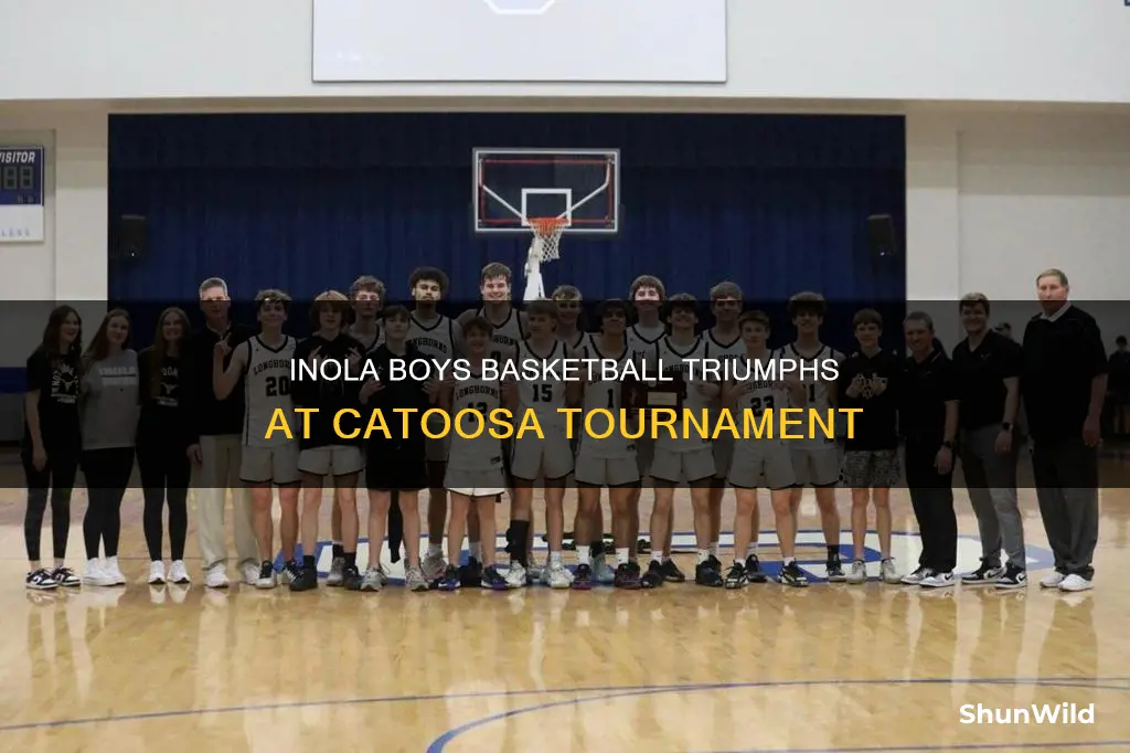 did inola boys basketball win at catoosa tournment