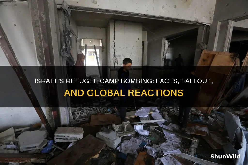 did israel bomb refugee camp