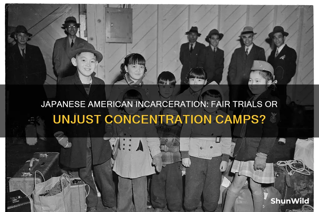 did japanese americans get a fair trial from concentration camps