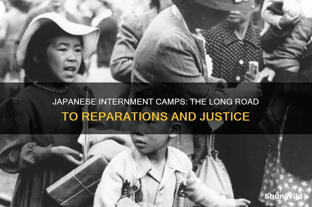 did japanese internment camps reparations