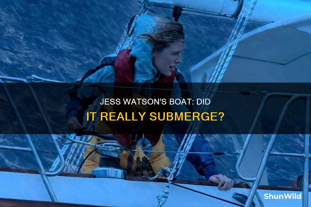 did jess watsons boat really go under water