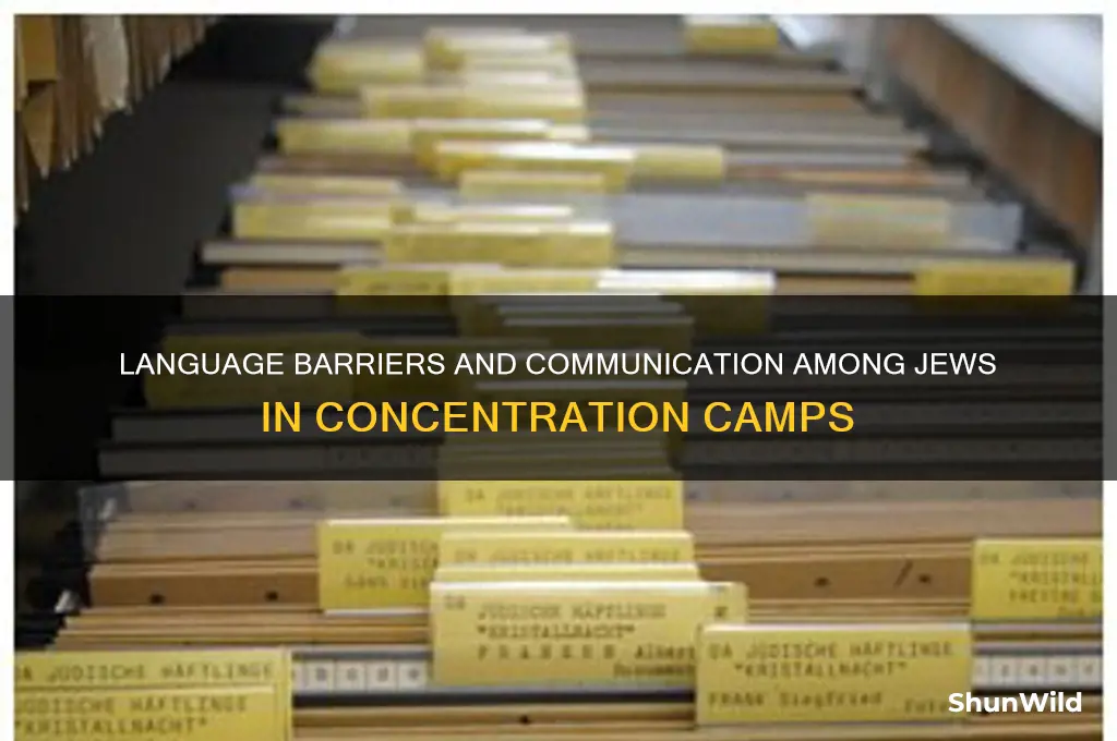 did jews understand each other in concentration camps