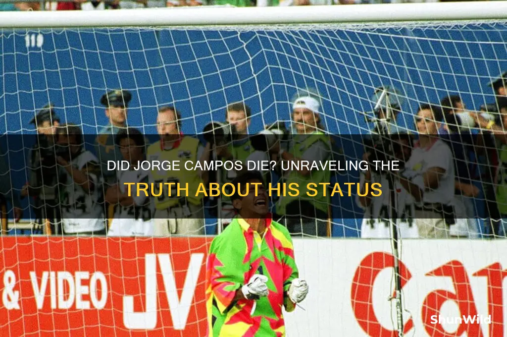 did jorge campos die