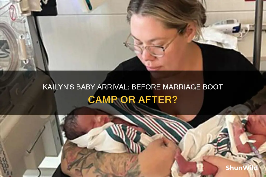 did kailyn have her baby before marriage boot camp