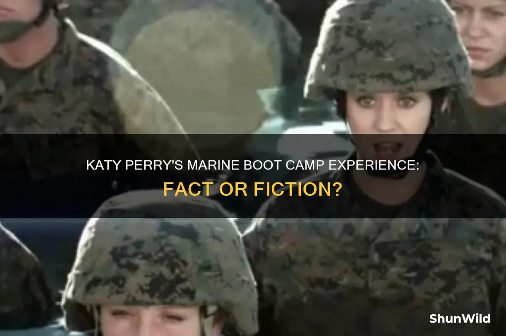 did katy perry go through marine boot camp