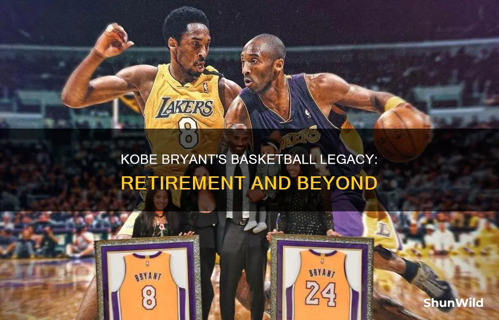 did kobe bryant retire from basketball
