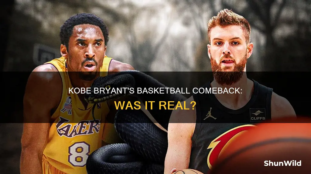 did kobe bryant return to the basketball