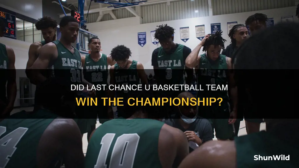 did last chance u basketball win championship