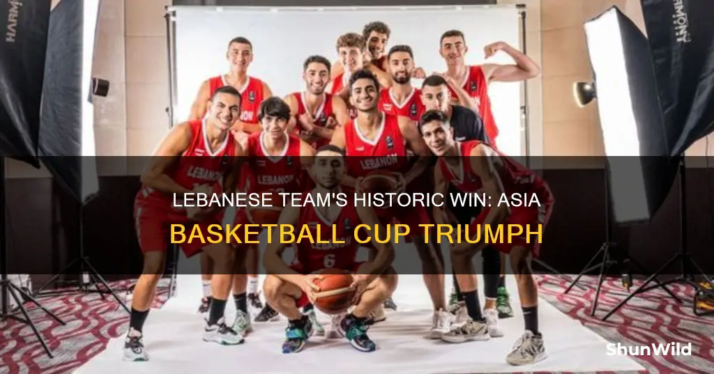 did lebanon win asia basketball cup