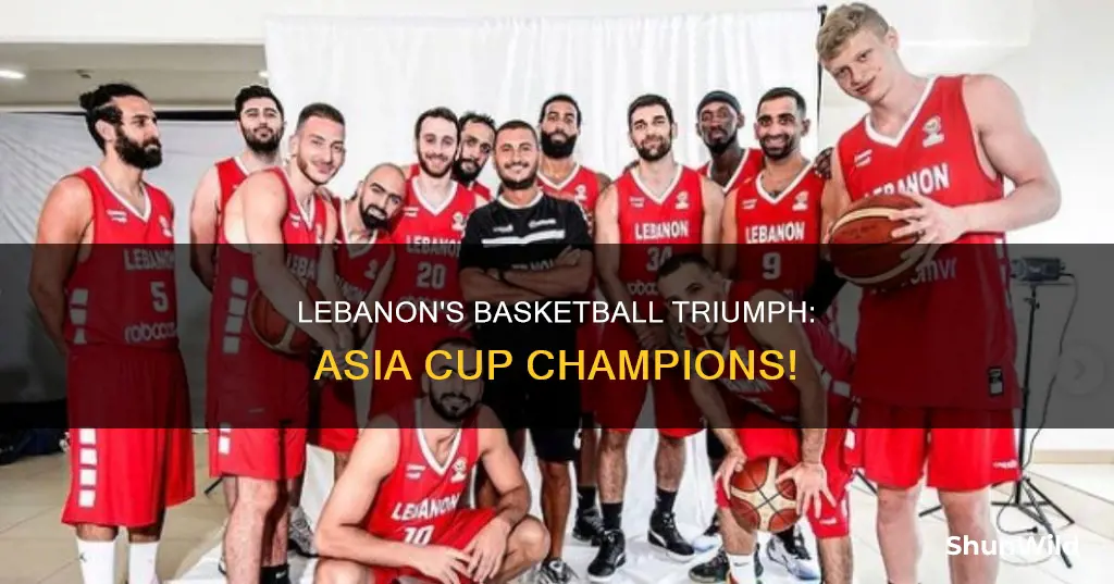 did lebanon win asia basketball cup