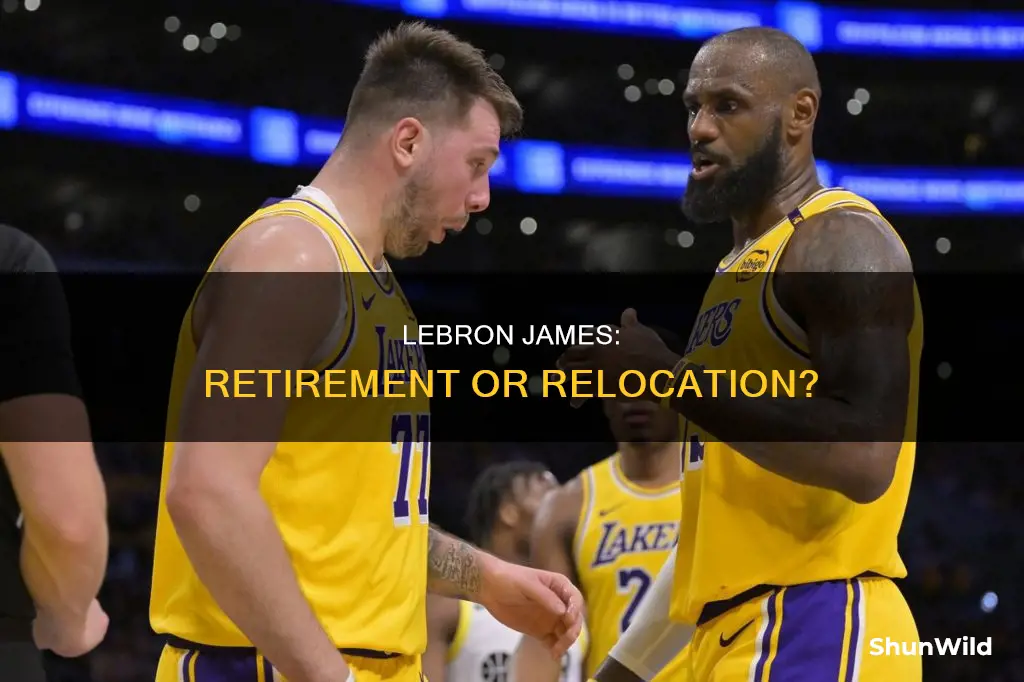 did lebron quit basketball