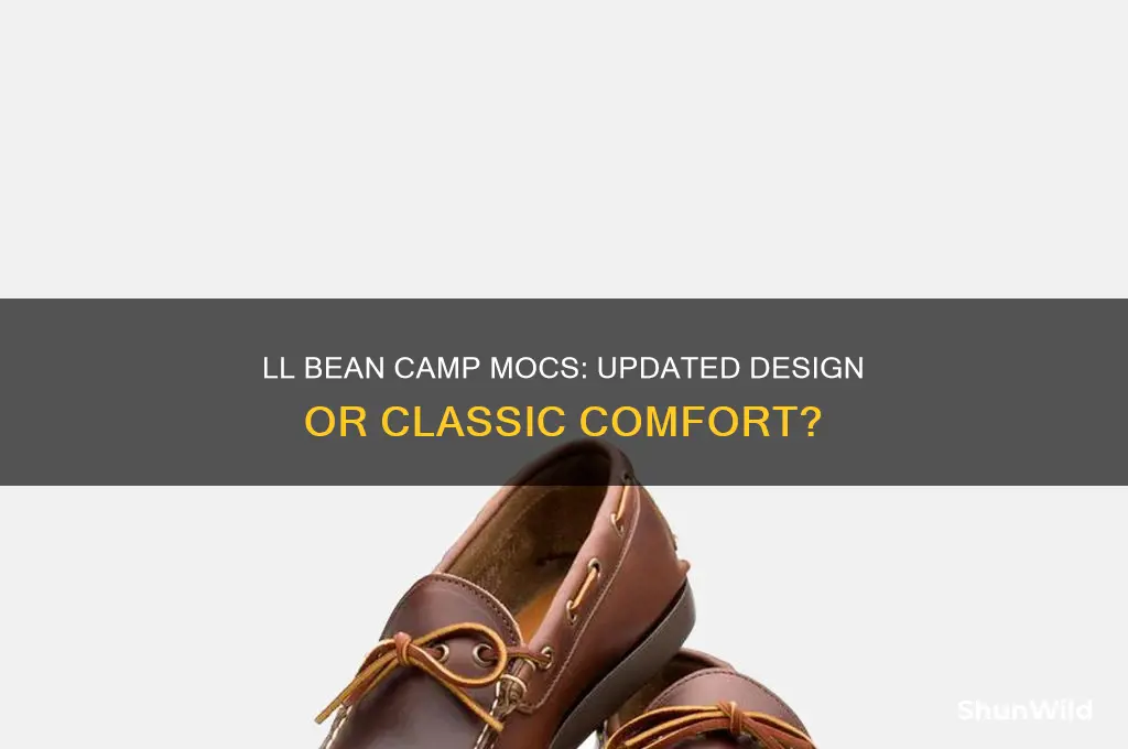 did llbean change camp mocs
