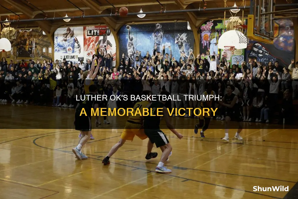 did luther ok win the basketball ballgame