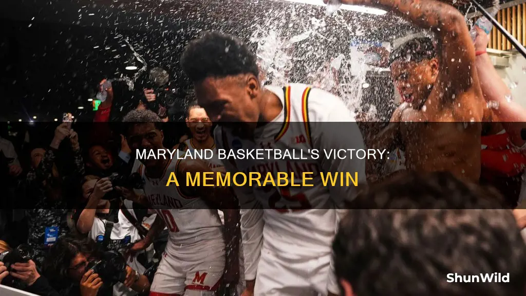 did maryland basketball win