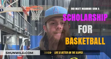 Matt Manning's Basketball Scholarship: The Signing Decision
