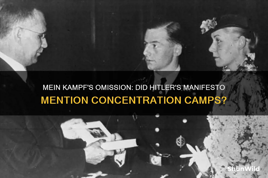 did mein kampf mention camps