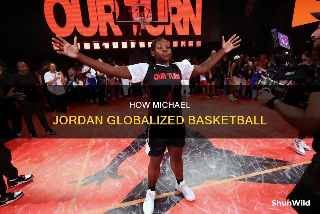 did michael jordan help spread basketball