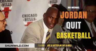 Michael Jordan: The Basketball Legend Who Quit?