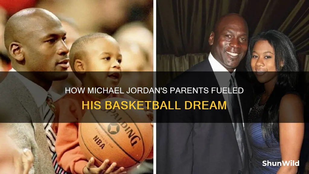 did michael jordans parents support his basketball dream