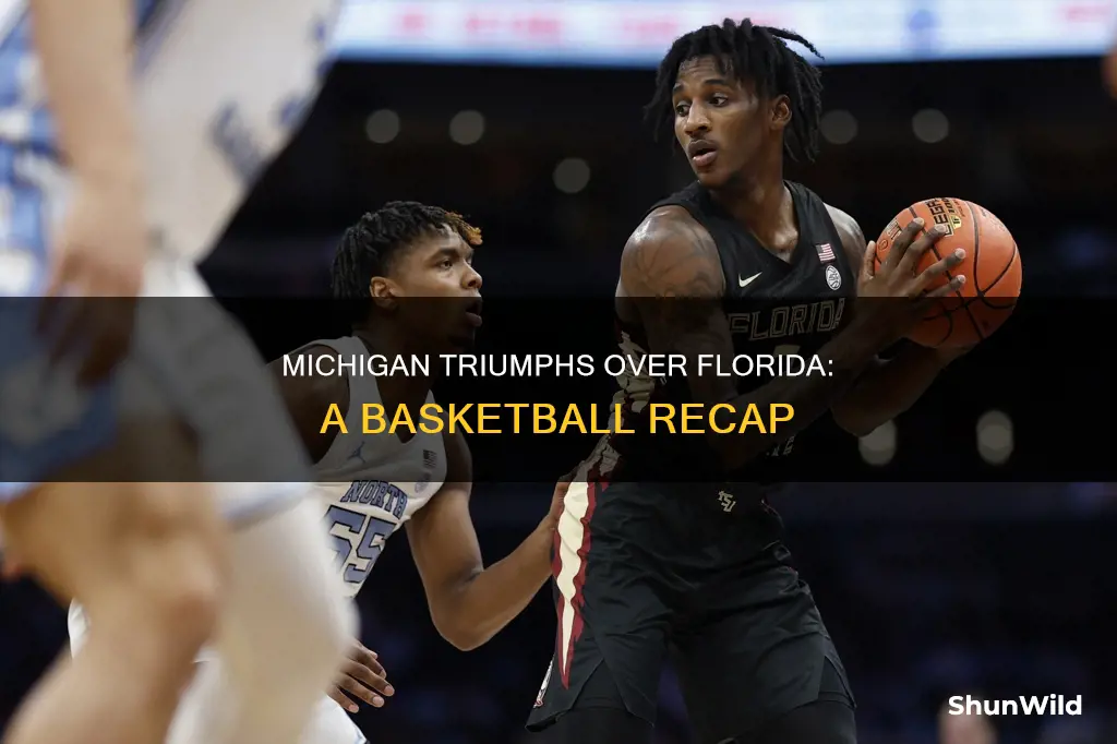 did michigan beat florida basketball