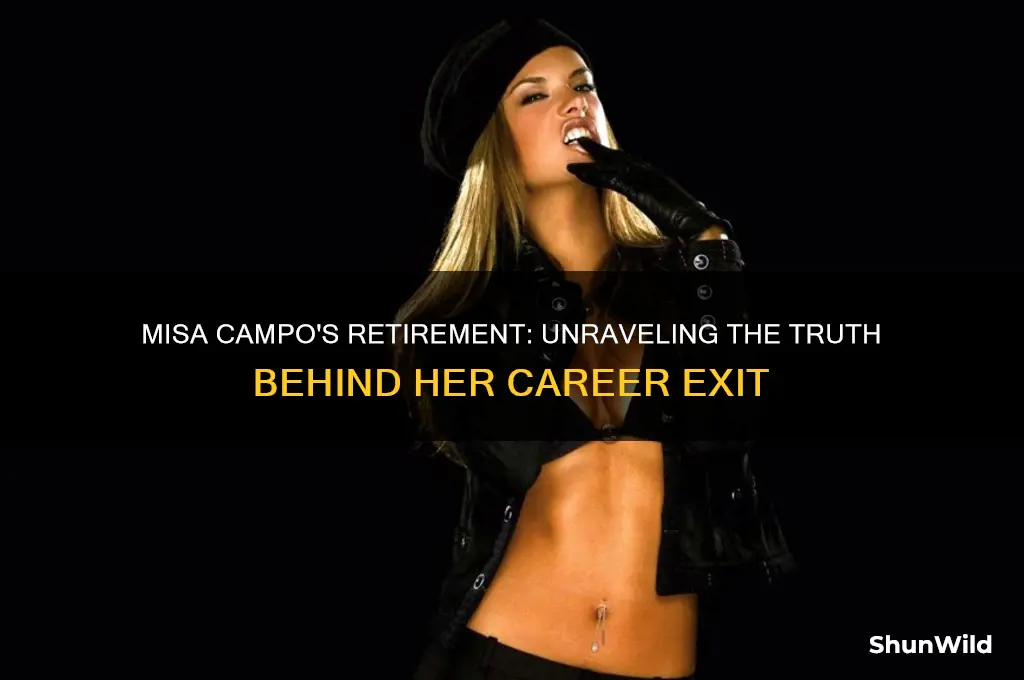did misa campo retire