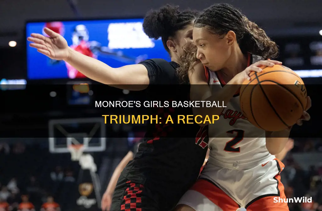 did monroe win girls basketball