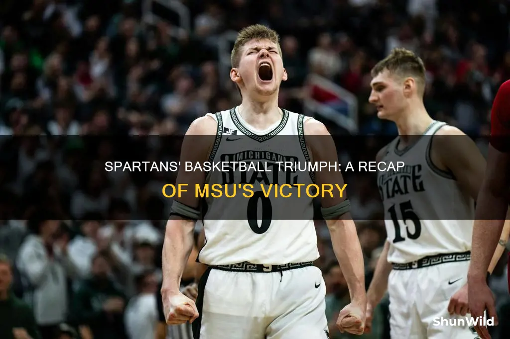did msu basketball win