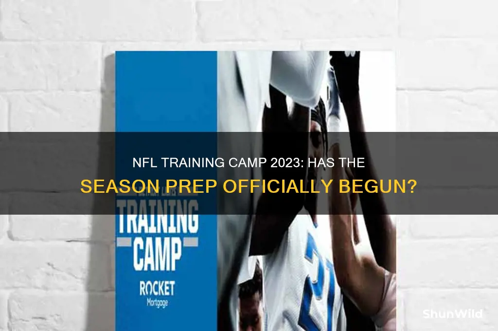 did nfl training camp start