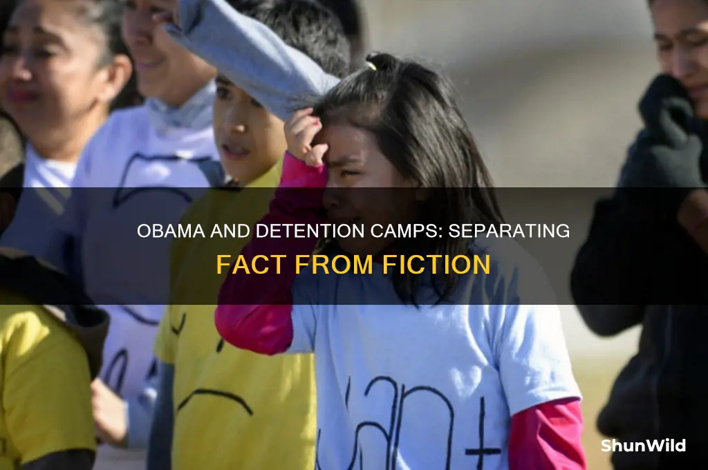 did obama build detention camps