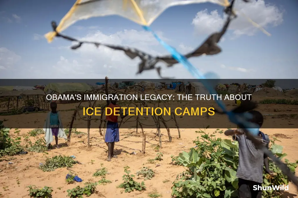 did obama build ice camps