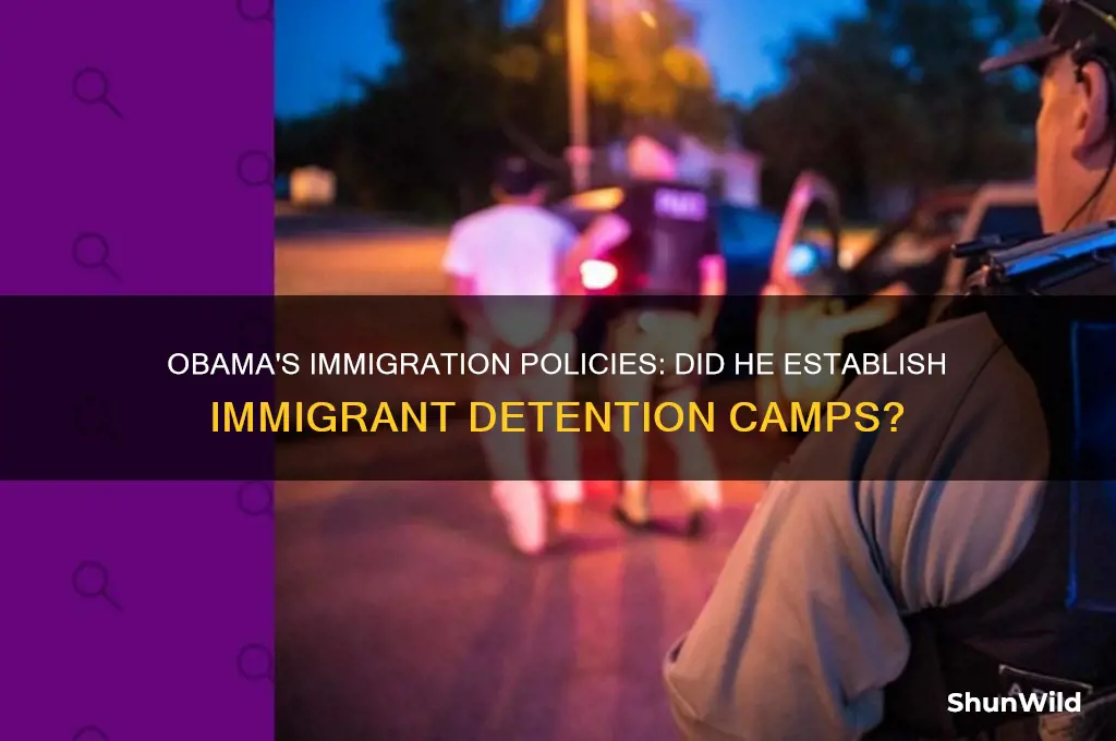 did obama have immigrant camps