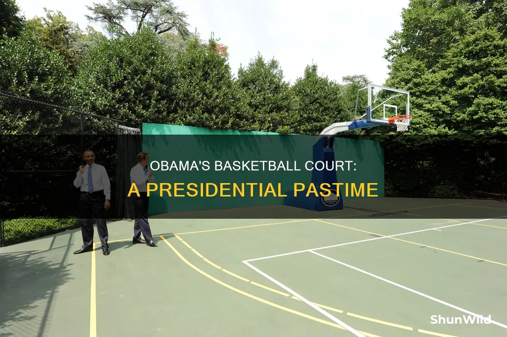 did obama install a basketball while president