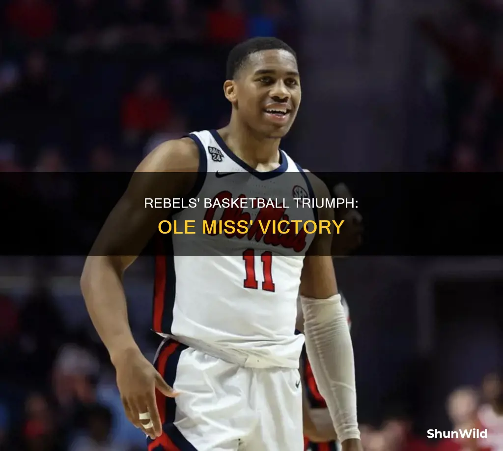 did ole miss win basketball