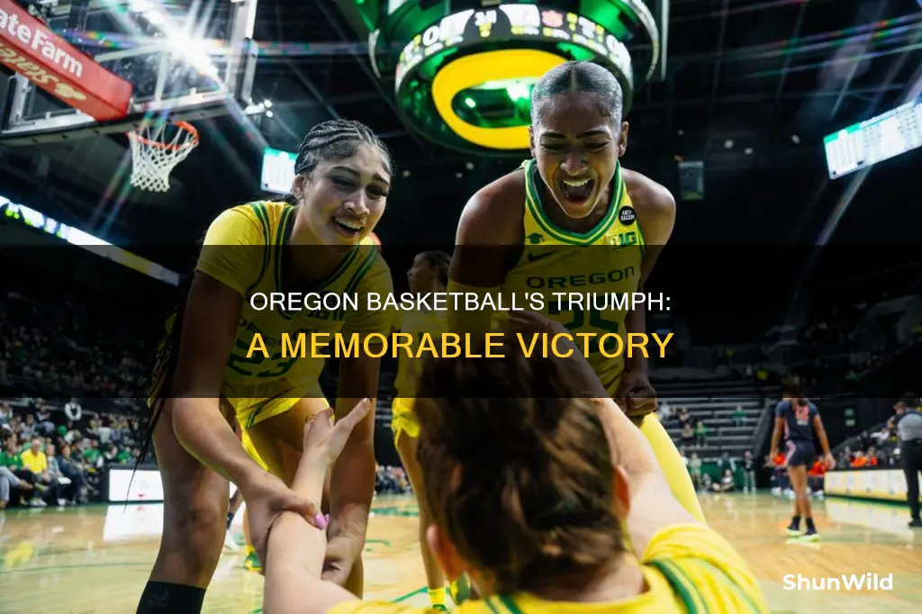 did oregon basketball win