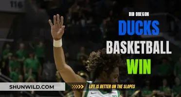 Oregon Ducks Basketball: Did They Win?