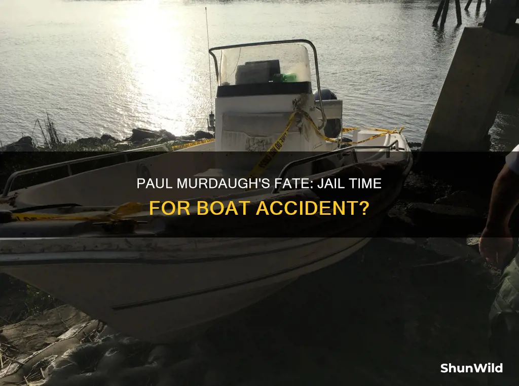 did paul murdaugh go to jail for boat accident