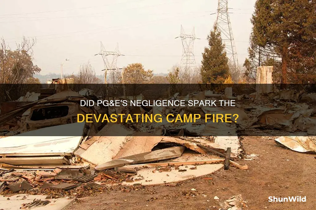 did pge cause camp fire
