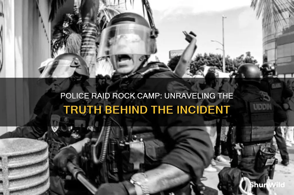 did police raid rock camp
