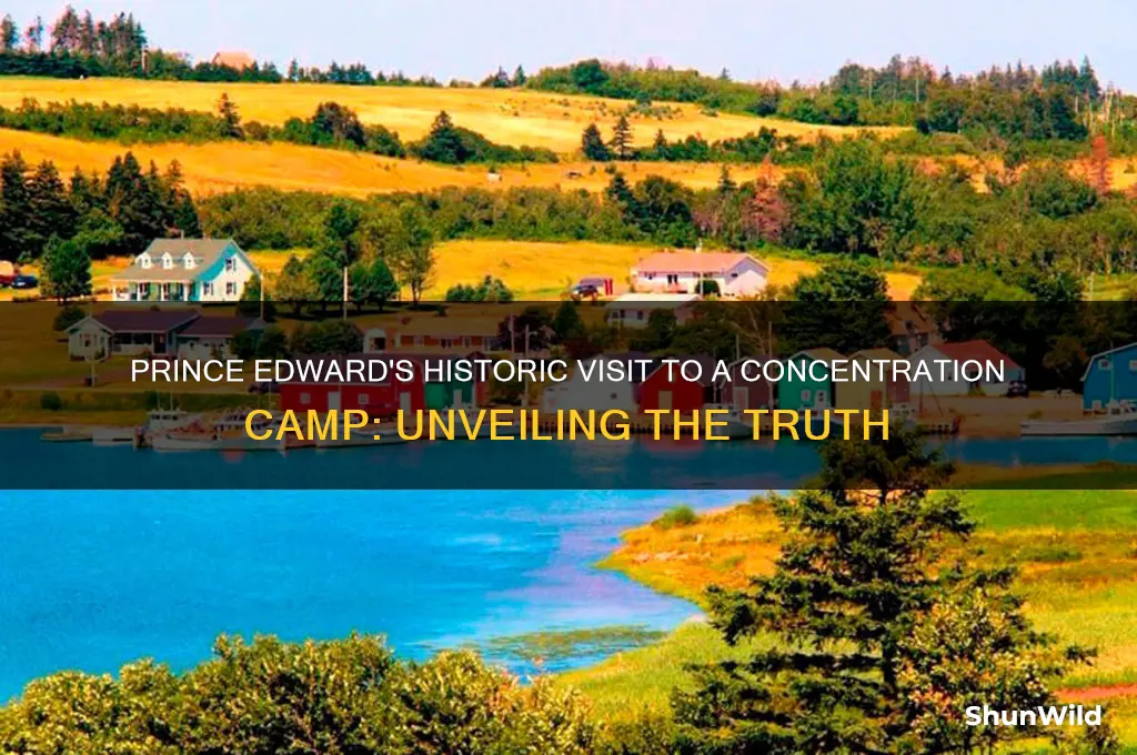 did prince edward visit a concentration camp