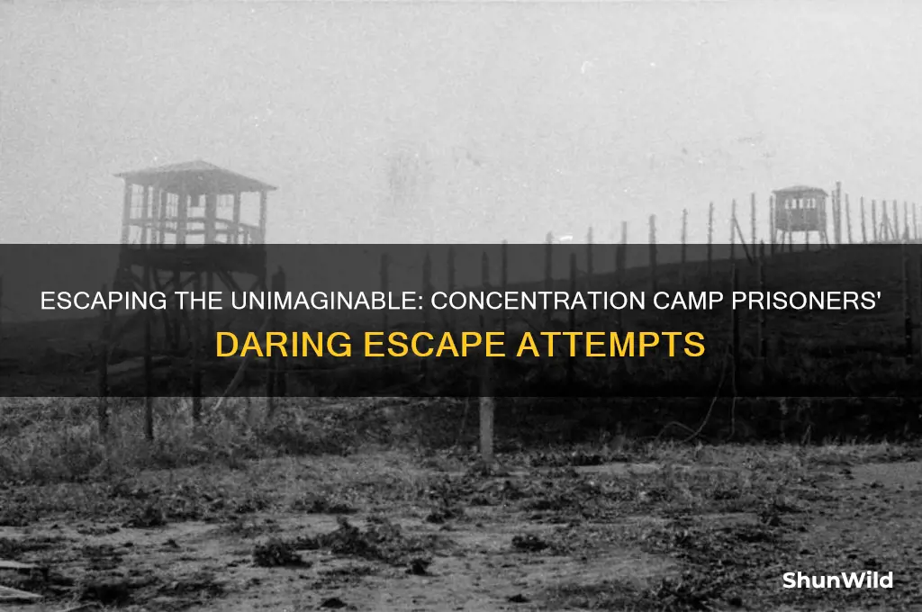 did prisoners in concentration camps ever escape