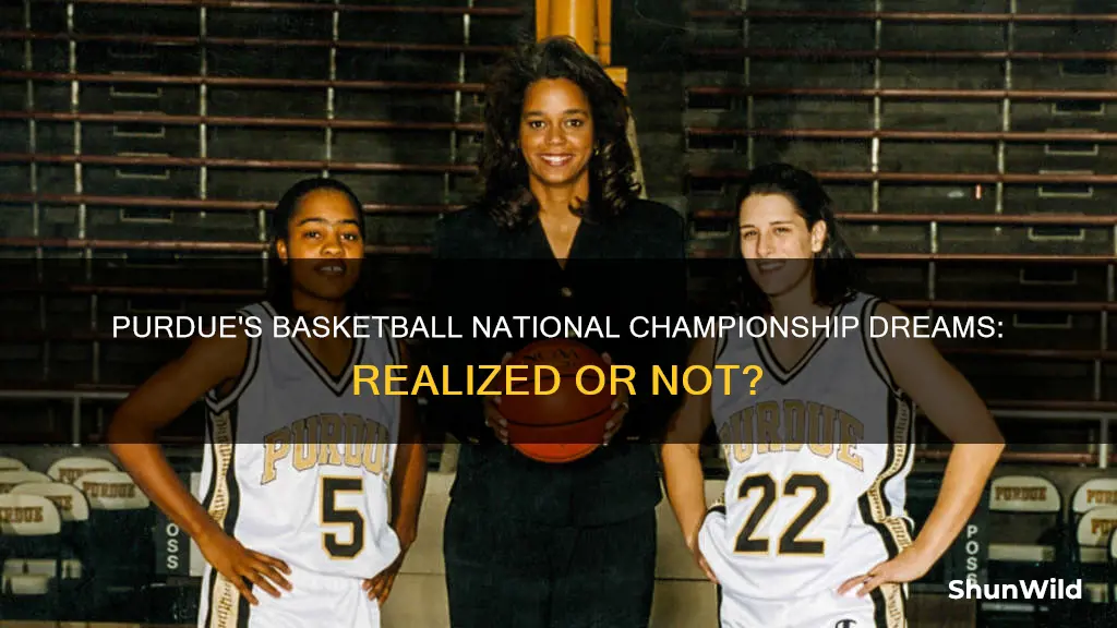 did purdue ever win a national championship in basketball