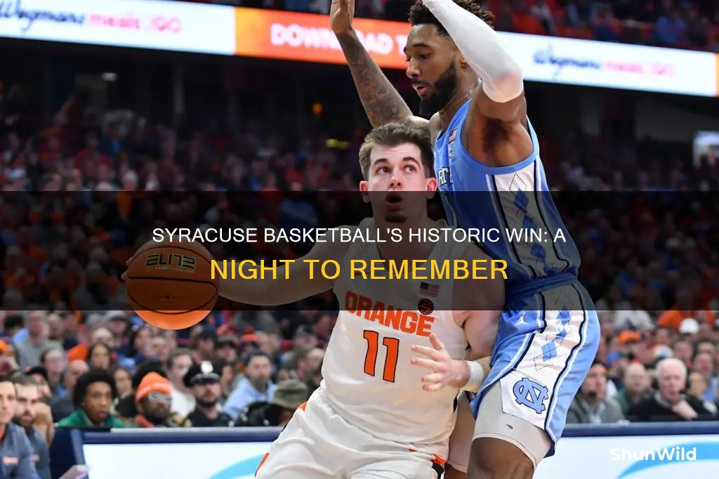 did syracuse basketball win tonight