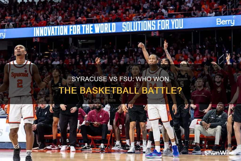 did syraucse beat fsu in basketball