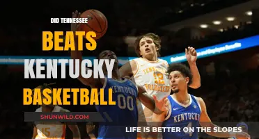 Tennessee Triumphs Over Kentucky: A Basketball Battle