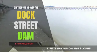 The Boat's Journey Over the Dock Street Dam