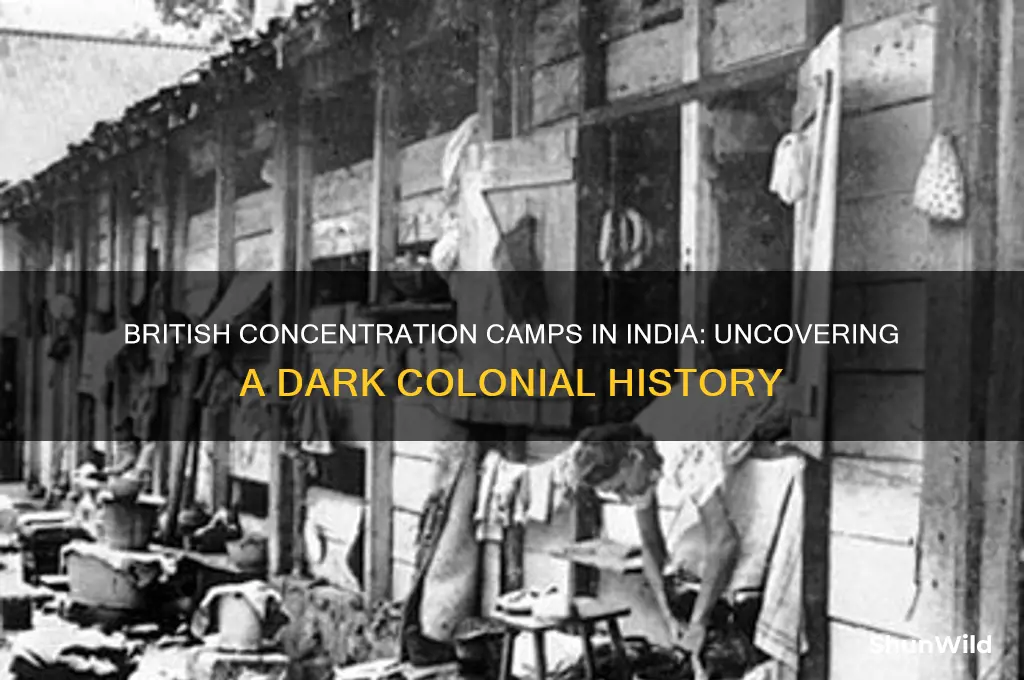 did the british force indians into concentration camps