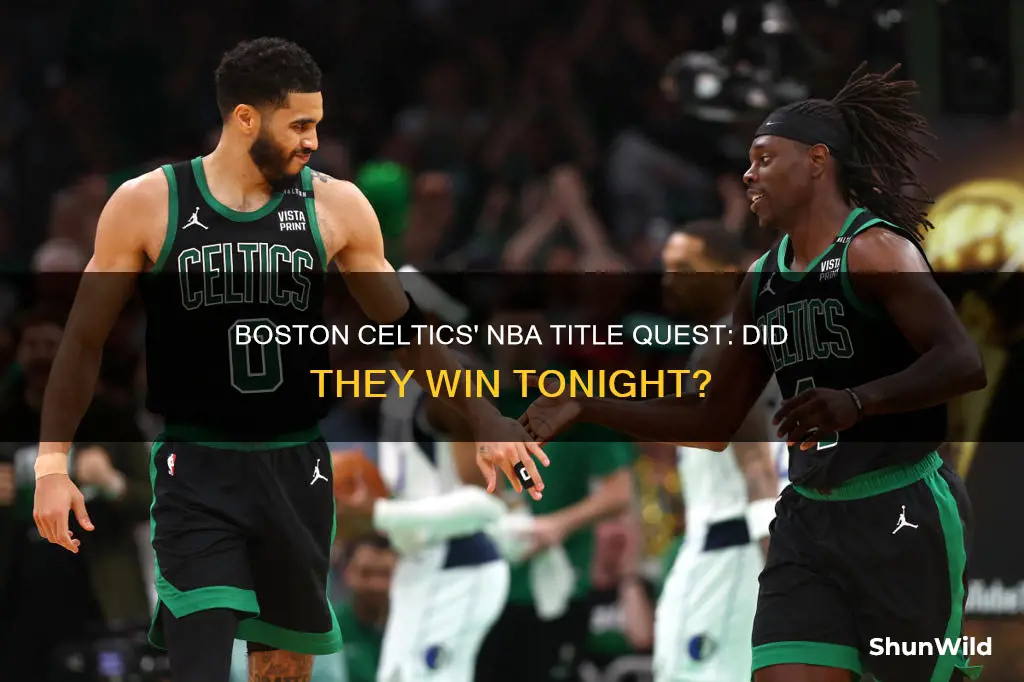 did the celtics win tonight espn